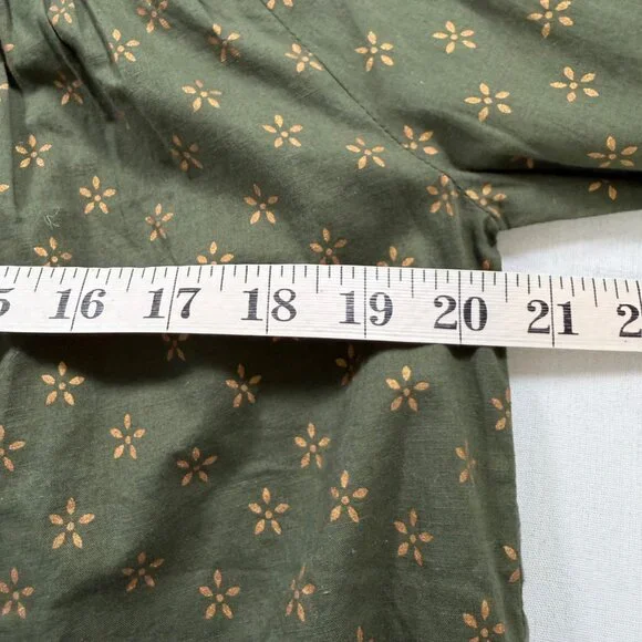 The GREAT. The Westerner Top in Army with Gold Stamp Vanity Size 0 = US X-Small - Picture 10 of 12